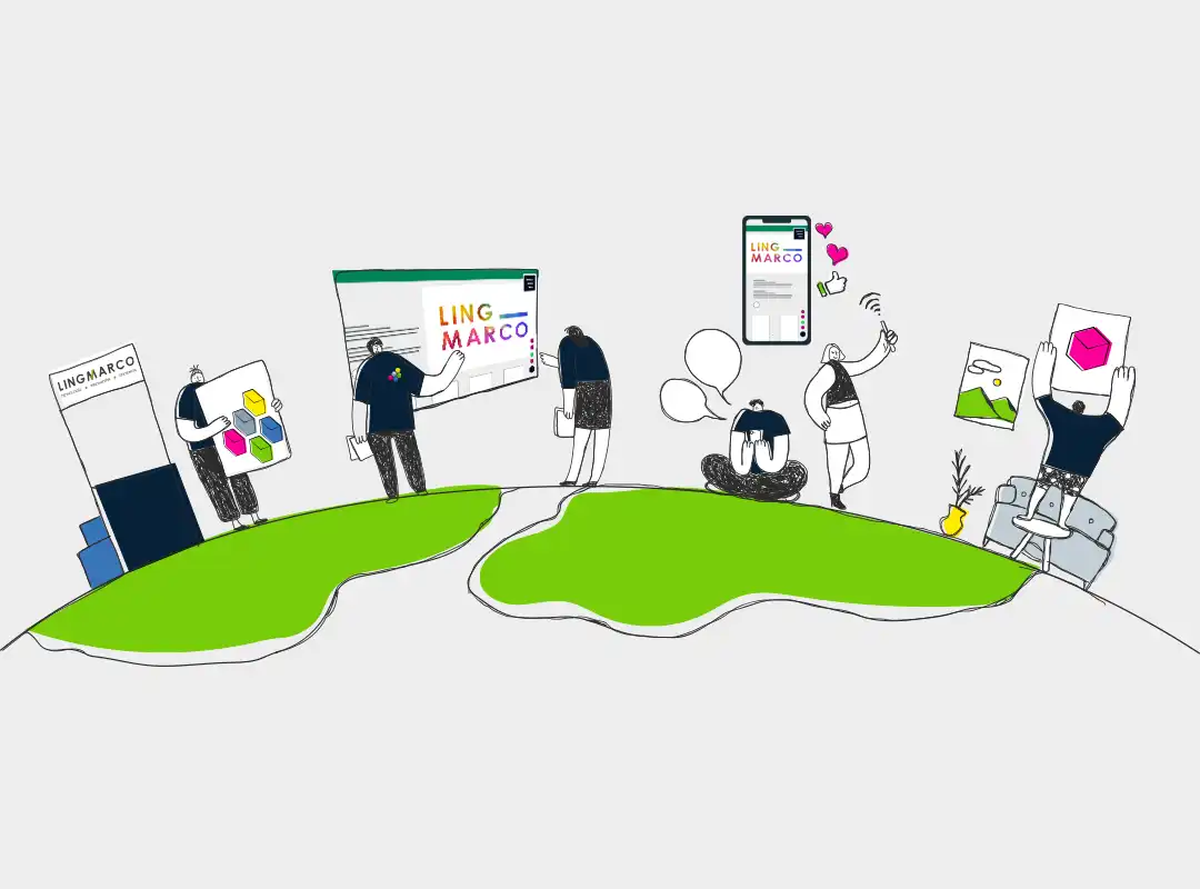 Mockup de un diseño final desplegado en diferentes dispositivos